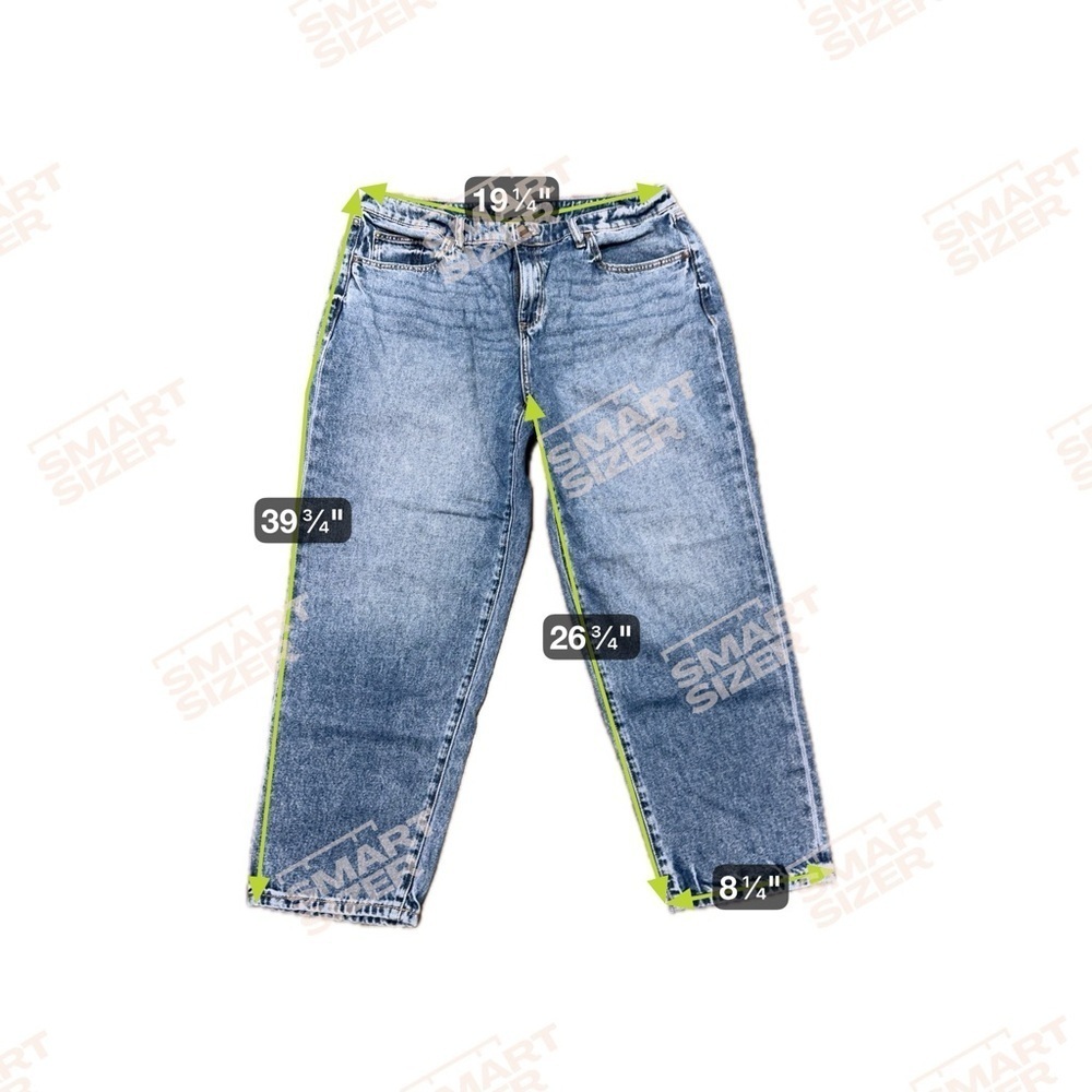 Lane Bryant Midrise Boyfriend Jean Stonewash Blue Size 14 Stretch - Picture 4 of 10